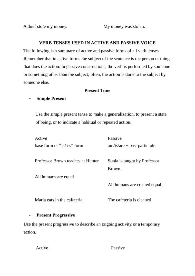 An in – depth analsys of active and passive voce in english grammar 4
