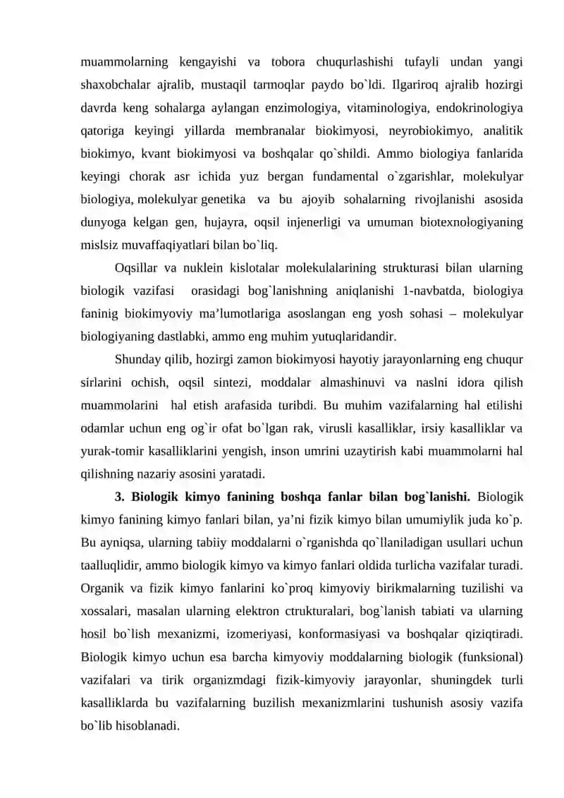 Biologik kimyo fani 4