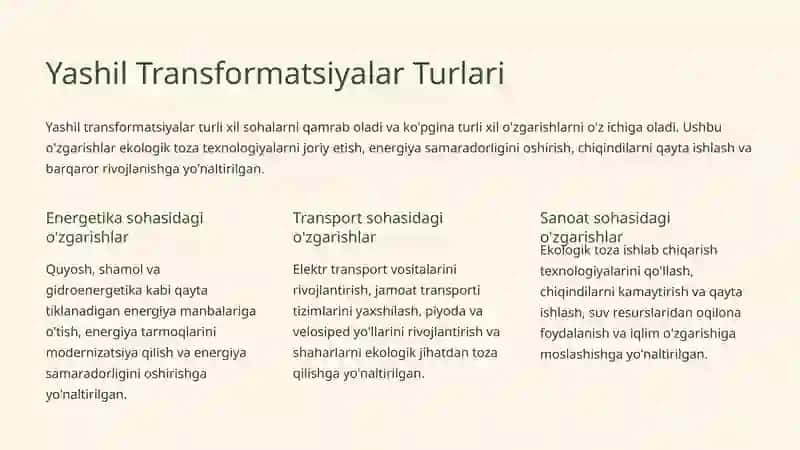 Yashil iqtisodiyot va yashil transformatsiyalar 4