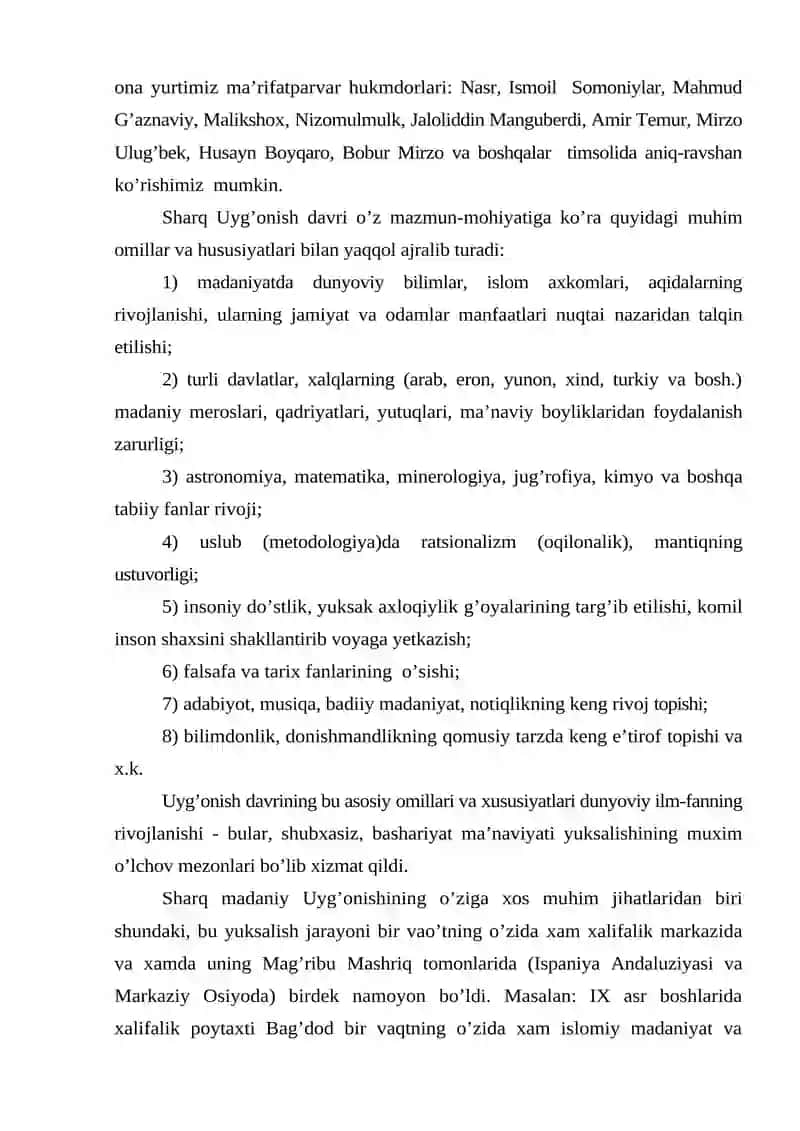 MUSULMON UYG’ONISH DAVRIDAGI TARIXIY ADABIYOTLAR 4