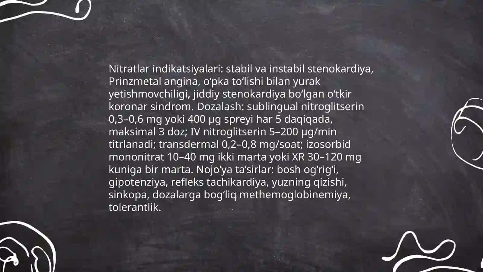 Antiangional va gipolipedemik dori vositalarini ratsional qoʻllashga klinik- formakologik yondashuv 4