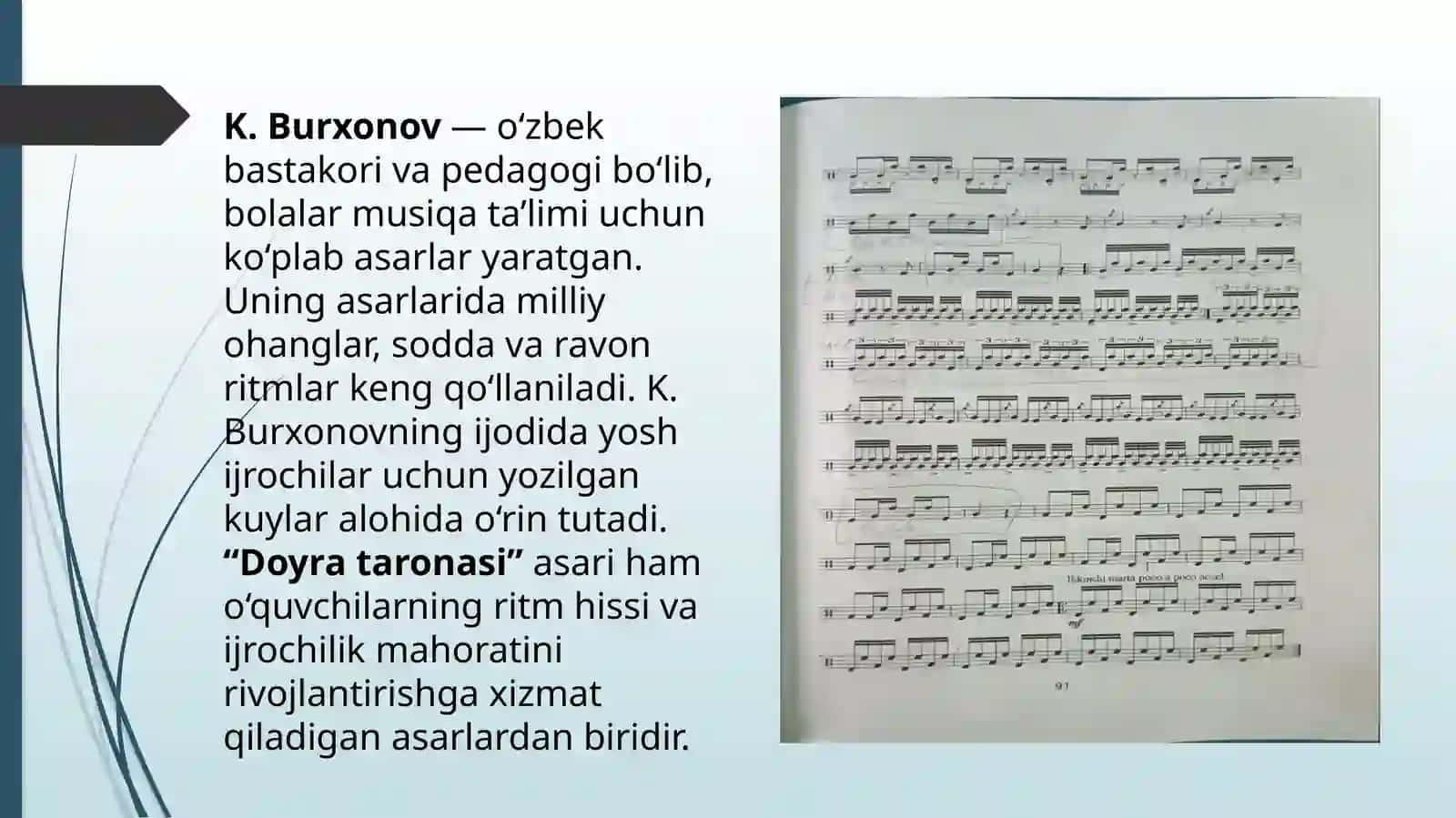 Doyra taronasi asarini o‘rgatish metodikasi 4