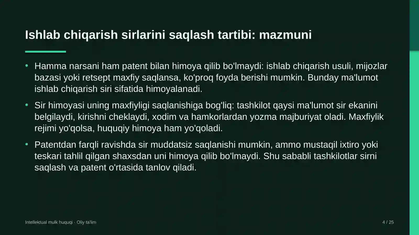 Ko'mir konlarida ishlab chiqarish sirlarini saqlash tartibi 4