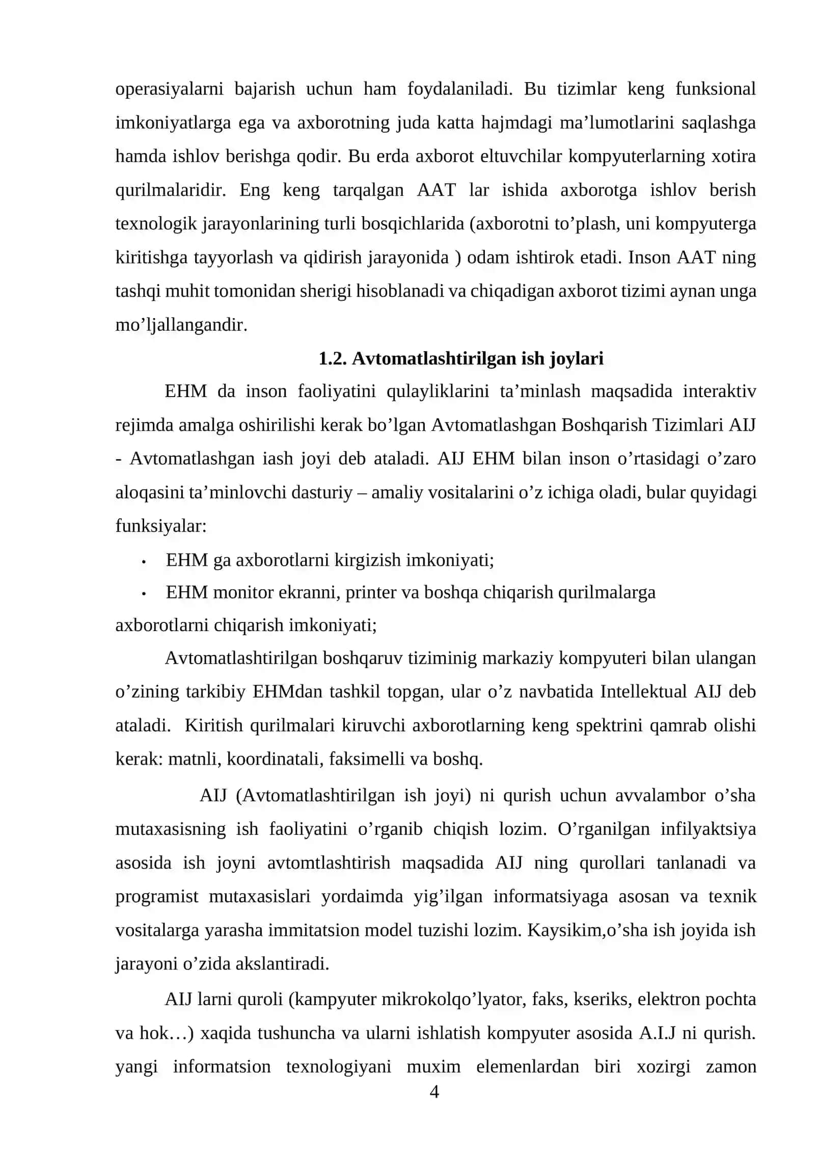 Korxona xodimlari tarif jadvalini yaratish dasturiy vositasi 4