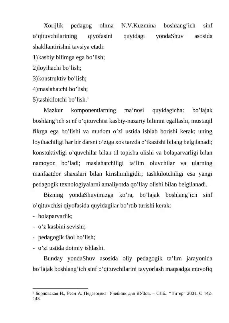 Bo’lajak boshlang’ich sinf o’qituvchisi qiyofasi 4