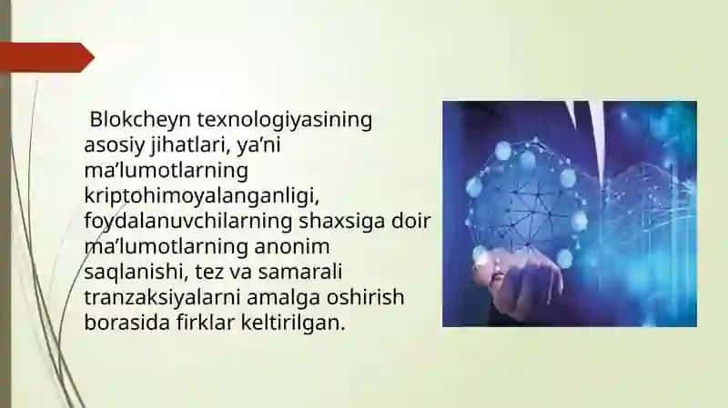 Blokcheyn, buyumlar internet, sun’iy intellekt, katta ma’lumotlar iqtisodiy tarmoqlar da qo’llanilishi 4