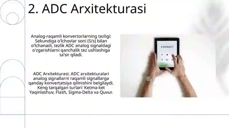 Analig raqam va raqamanolog o'zgartiruvchilarning tezkorligi 4
