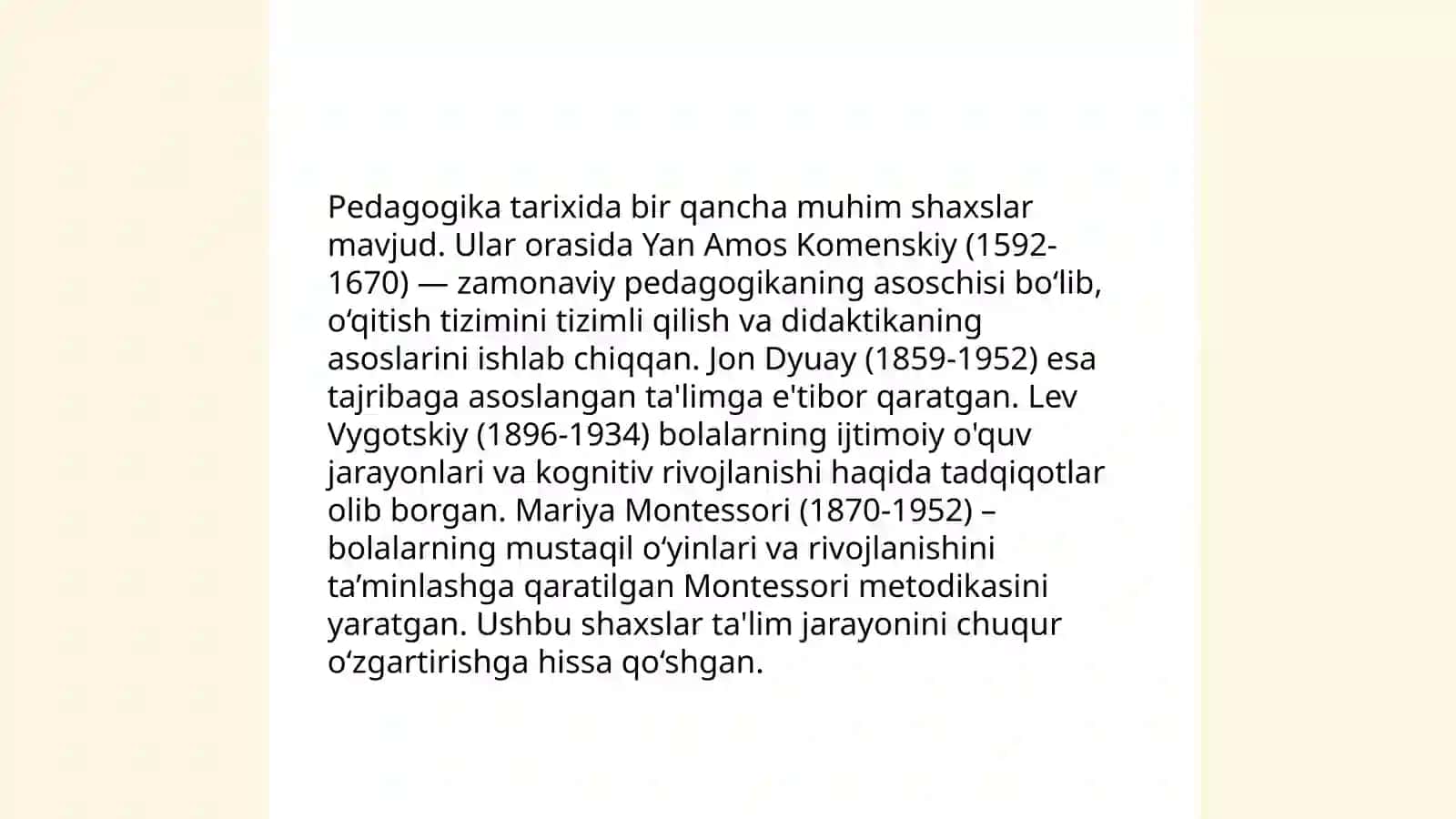 Pedagogika tarixi fanining maqsad va vazifalari 4