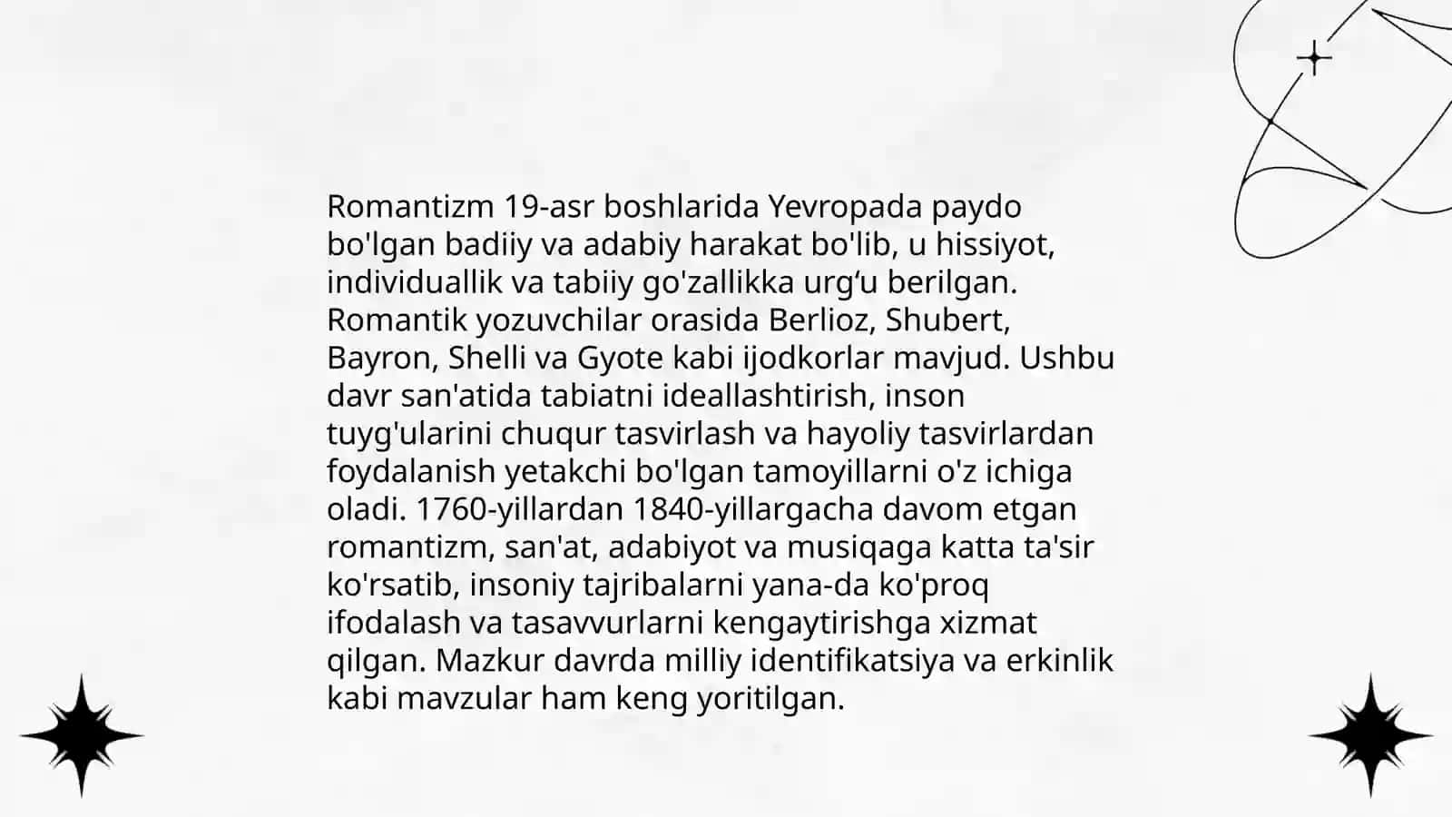 Adabiy oqim va yo'nalishlar 4