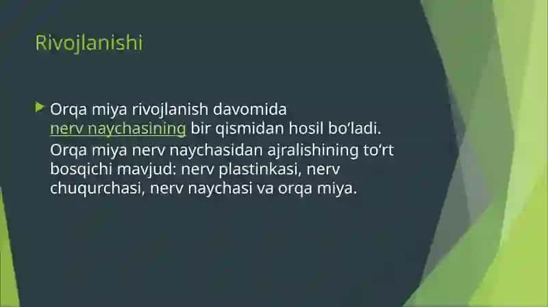 Bolalarda orqamiya anatomafiziologik o'zgarishlar 4