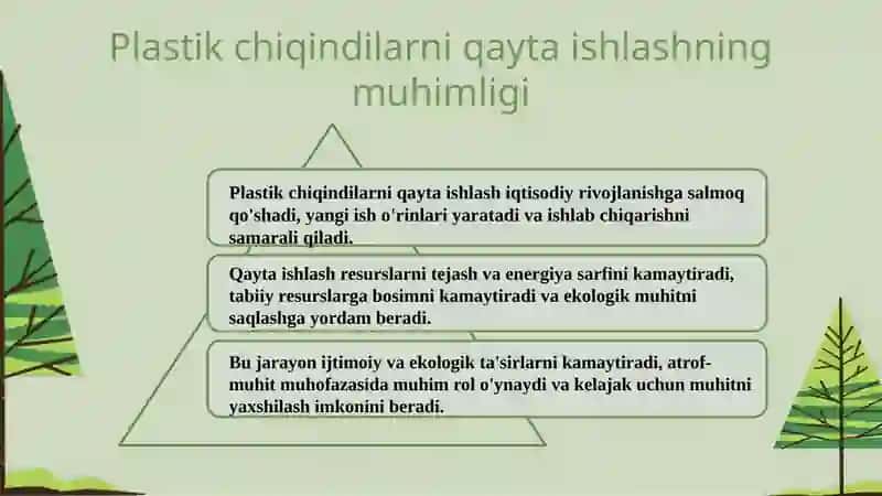 Plastik chiqindilarni qayta ishlash 4