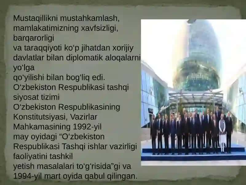 O‘zbekiston va jahon hamjamiyati 4