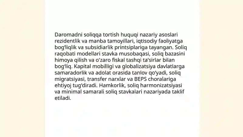 Soliq siyosati fanidan Taqdimoti 4