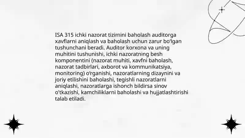 ISA 315 va ISA 320 4