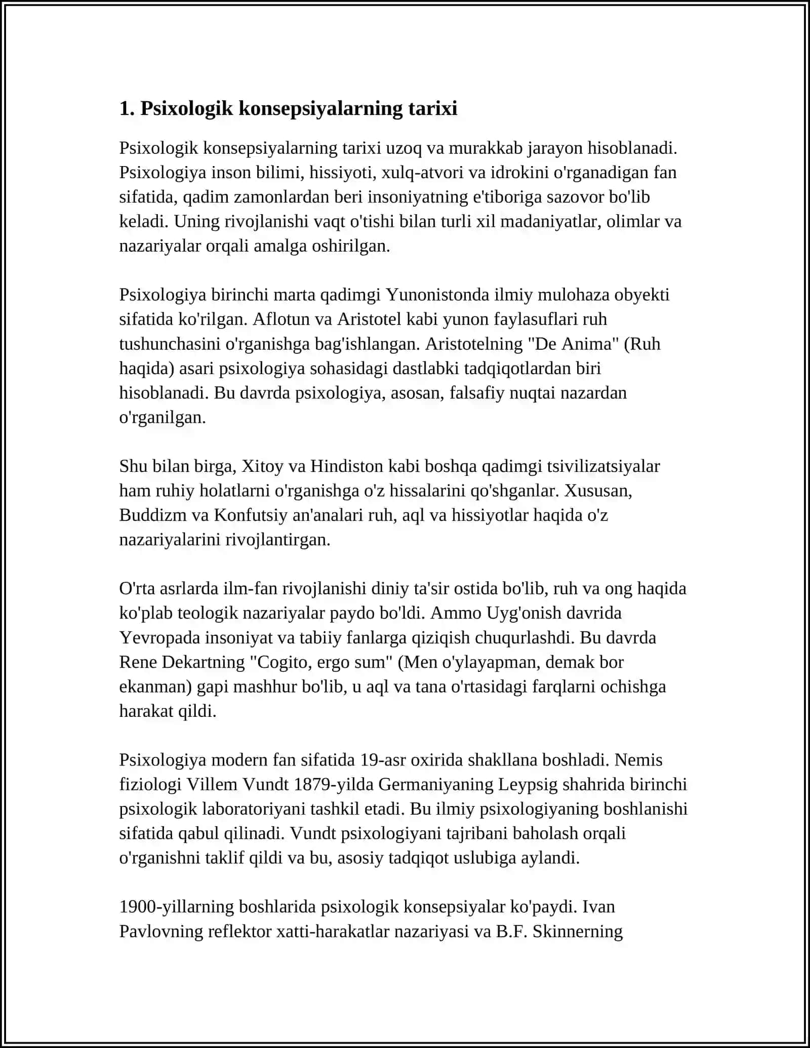 PSIXOLOGIYADAN MUSTAQIL ISH 4