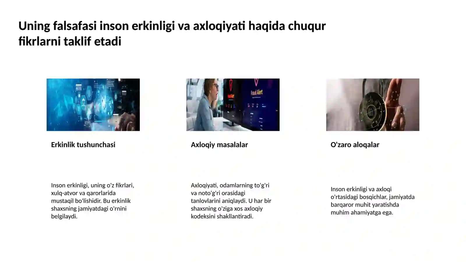 Benedikt Spinoza falsafasi. Spinoza 4