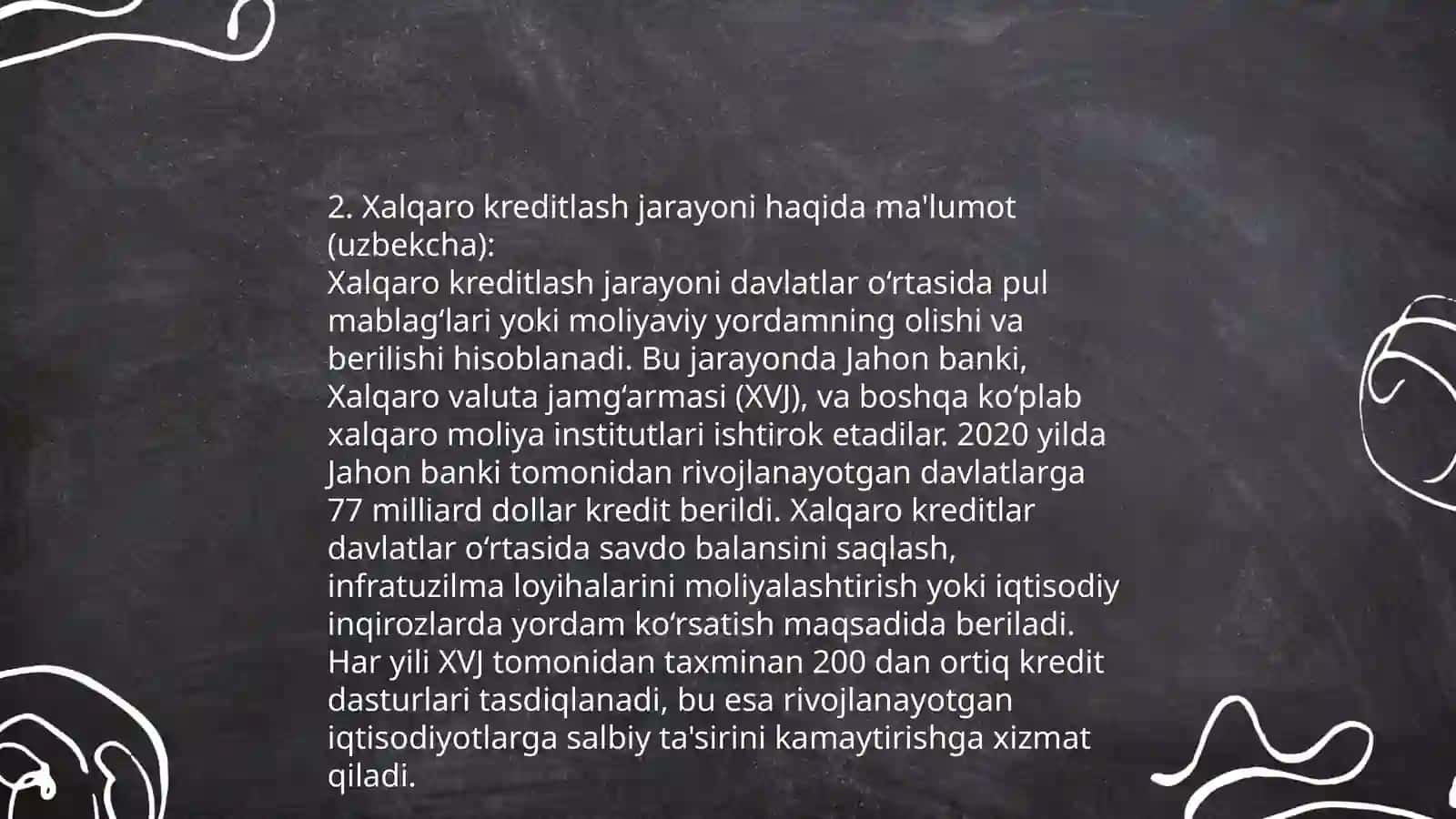 Xalqaro kreditlar 4