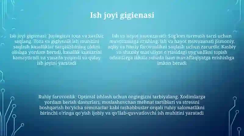 Shaxsiy gigiena asoslari 4
