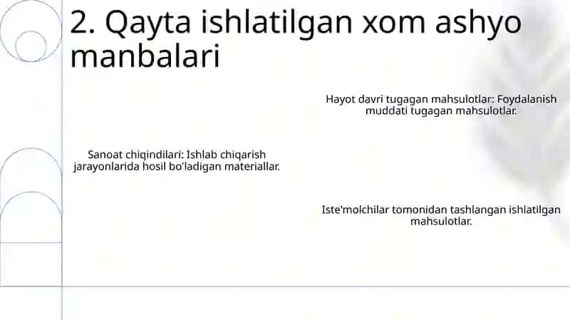 Qayta ishlashga berilgan xomashyo 4