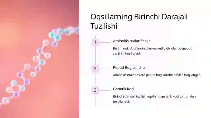 Oqsillarning Tuzilish Darajalari 4