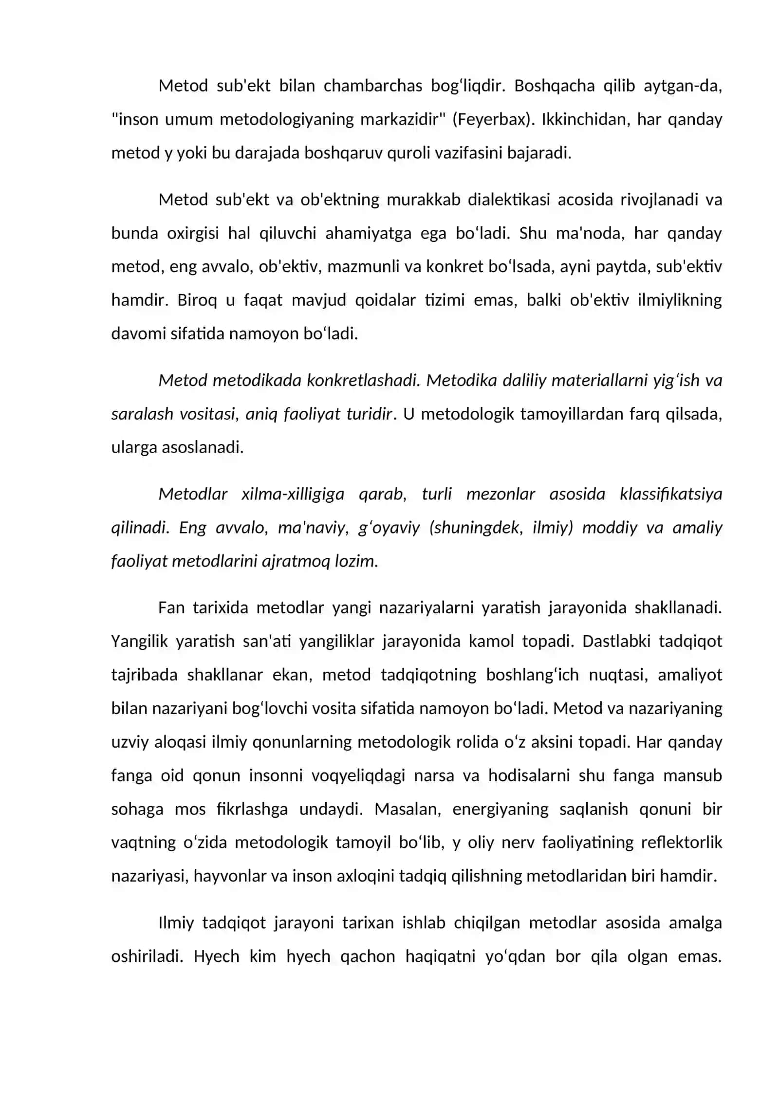 Metod va metodologiya: asosiy tushunchalar 4