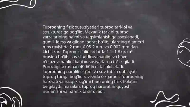 Tuproq va uning xususiyatlari 4