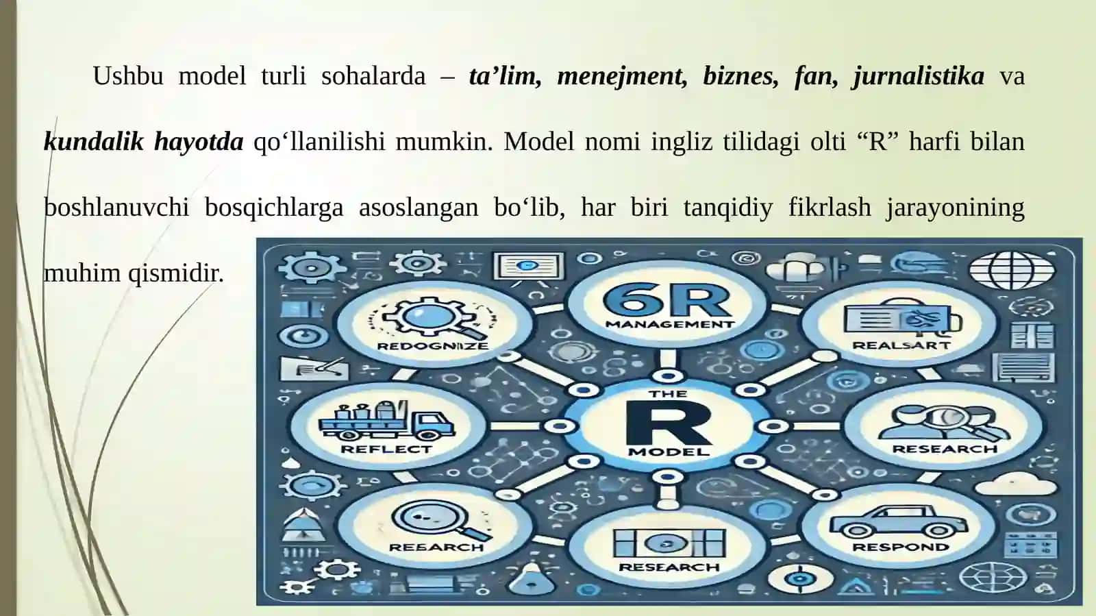 TANQIDIY FIKRLASHDA “6 R” VA “THINK” MODELI TUSHUNCHASI 4