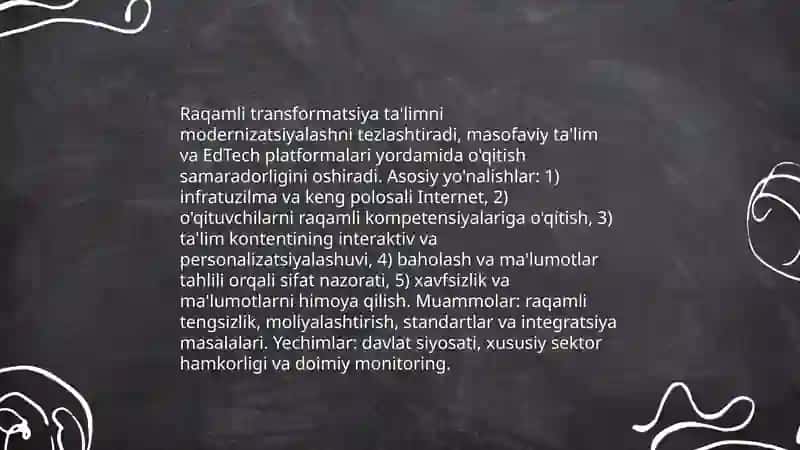 Ta'lim sivosati 4
