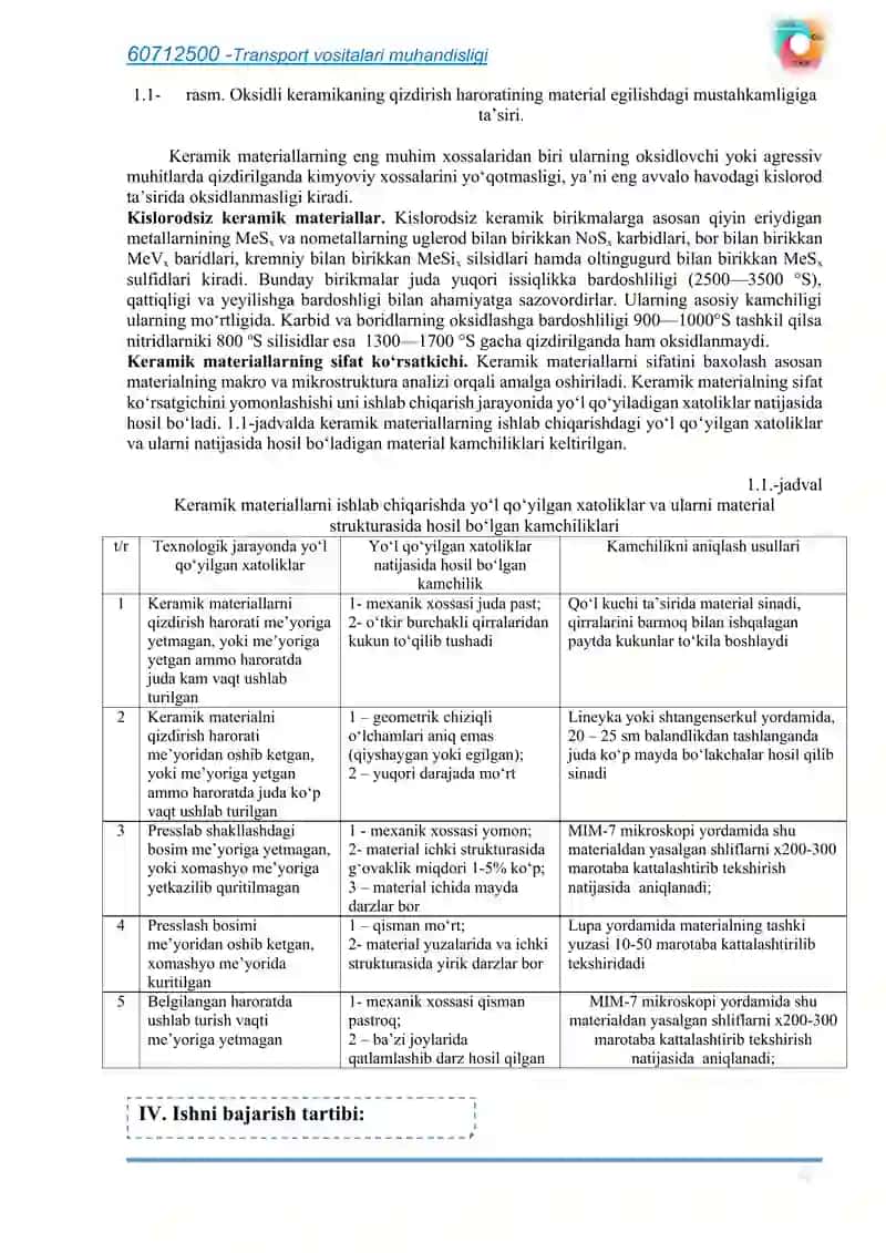 Transport vositalari muhandisligi 4