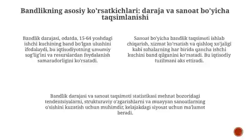 Aholi bandligi statistikasi 4