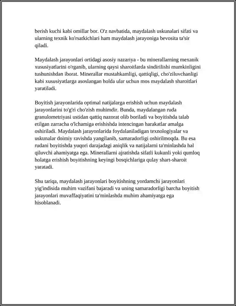 BOYITISHNING YORDAMCHI JARAYONLARI 4