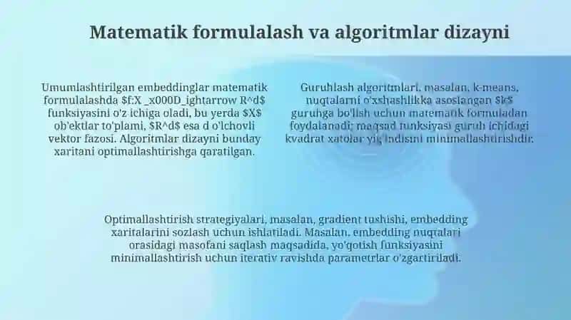 Umumlashgan òrinlashtirishlar va guruhlashlar 4