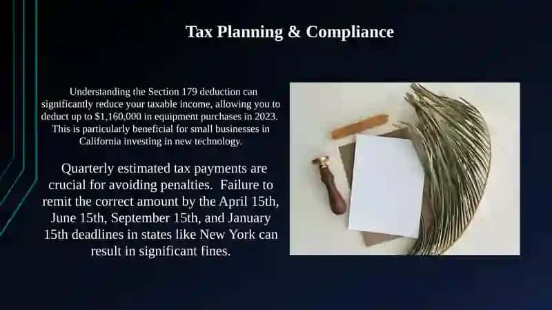 Financial Planning for a Small Business 4