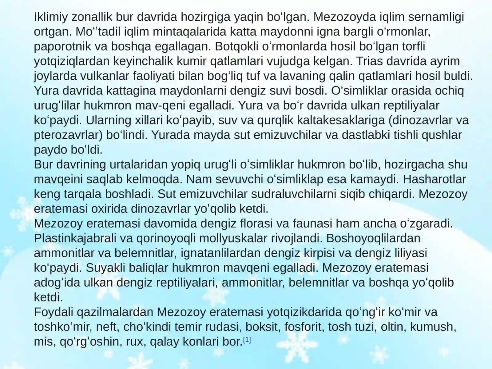 O'rta Osiyodagi mezozoy burmalanishi viloyatlarining geologik tuzilishi,chegaralari o'rinlari 4