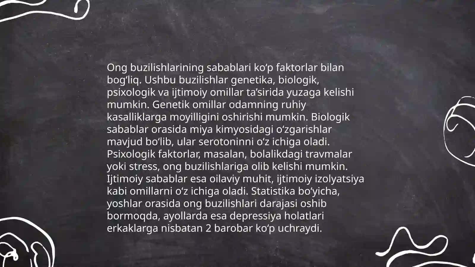 Ong buzilishlari 4