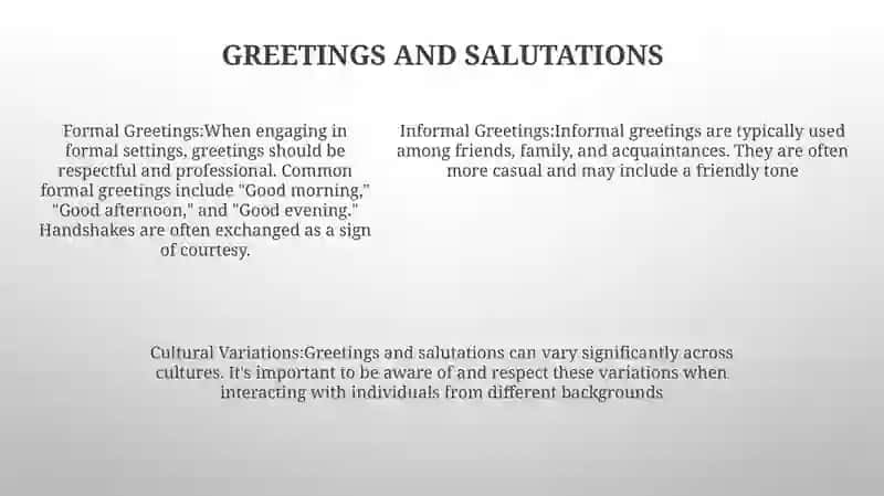 English Speech Etiquette 4