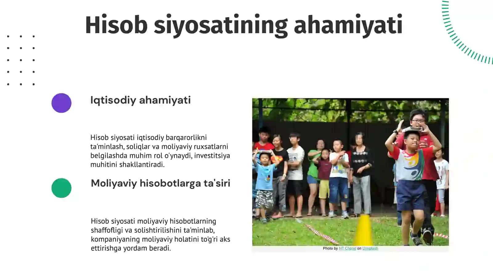 Hisob siyosati tuzilishi va auditi 4