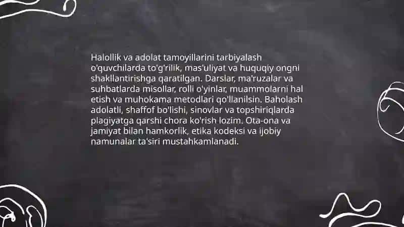 O’quvchilarni manaviy ahloqiy tarbiyalash 4