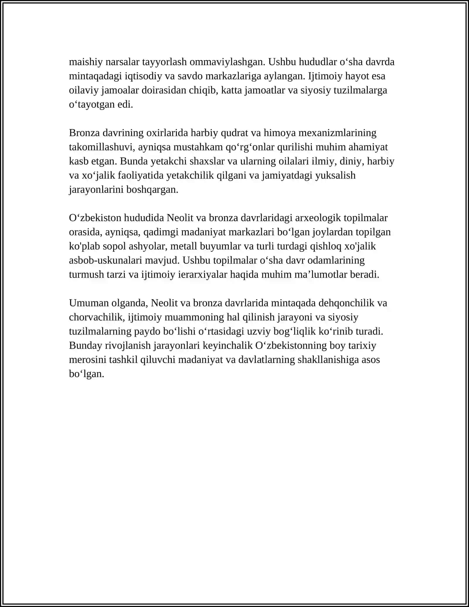 OʼZBEKISTONNING DAVLATCHILIK TARIXI(ENG QADIMGI DAVRDAN 16-ASRGACHA) 4