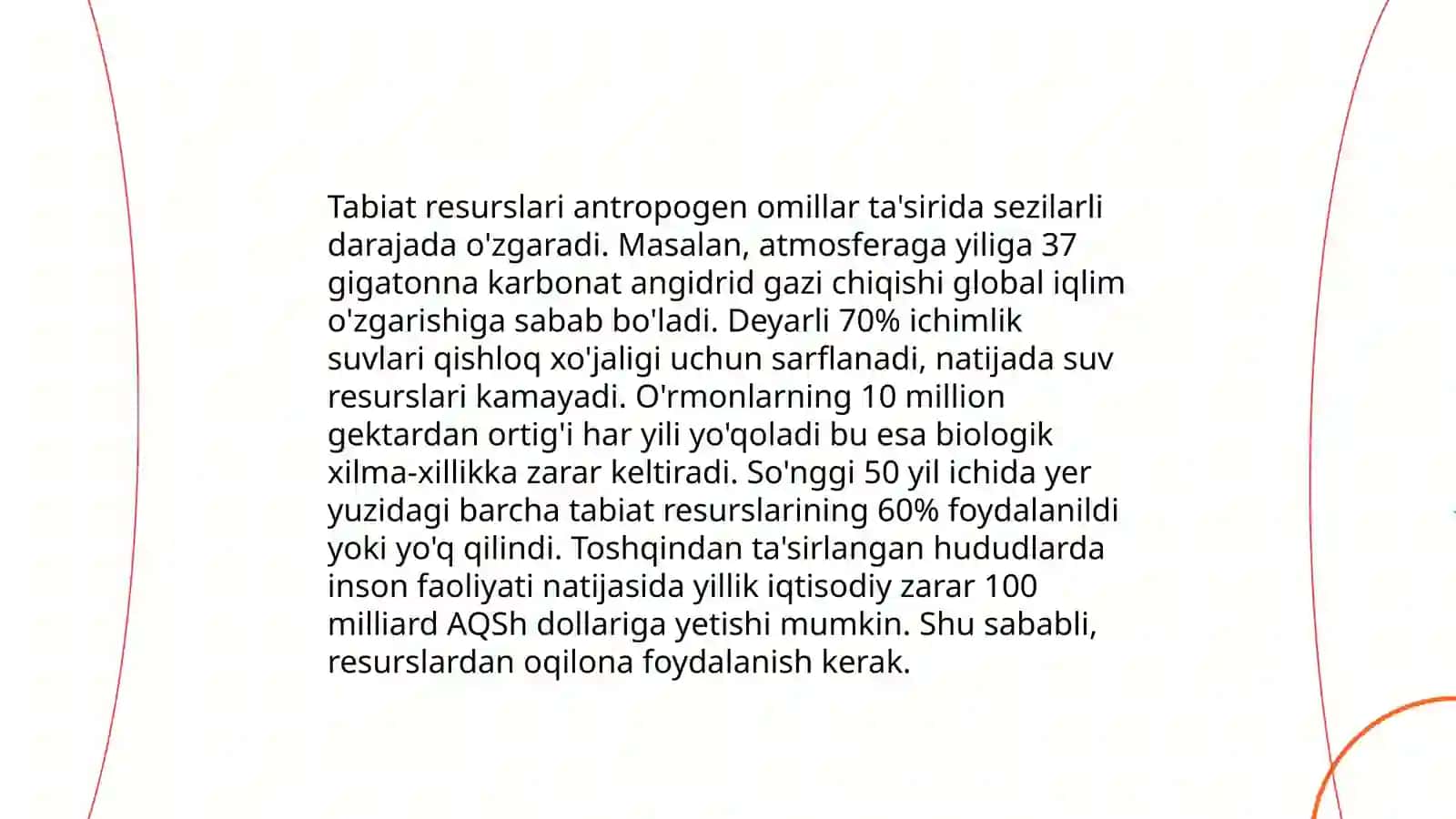 Tabiat - jamiyat tizimi evolyusiyasi va uning oqibatlari 4
