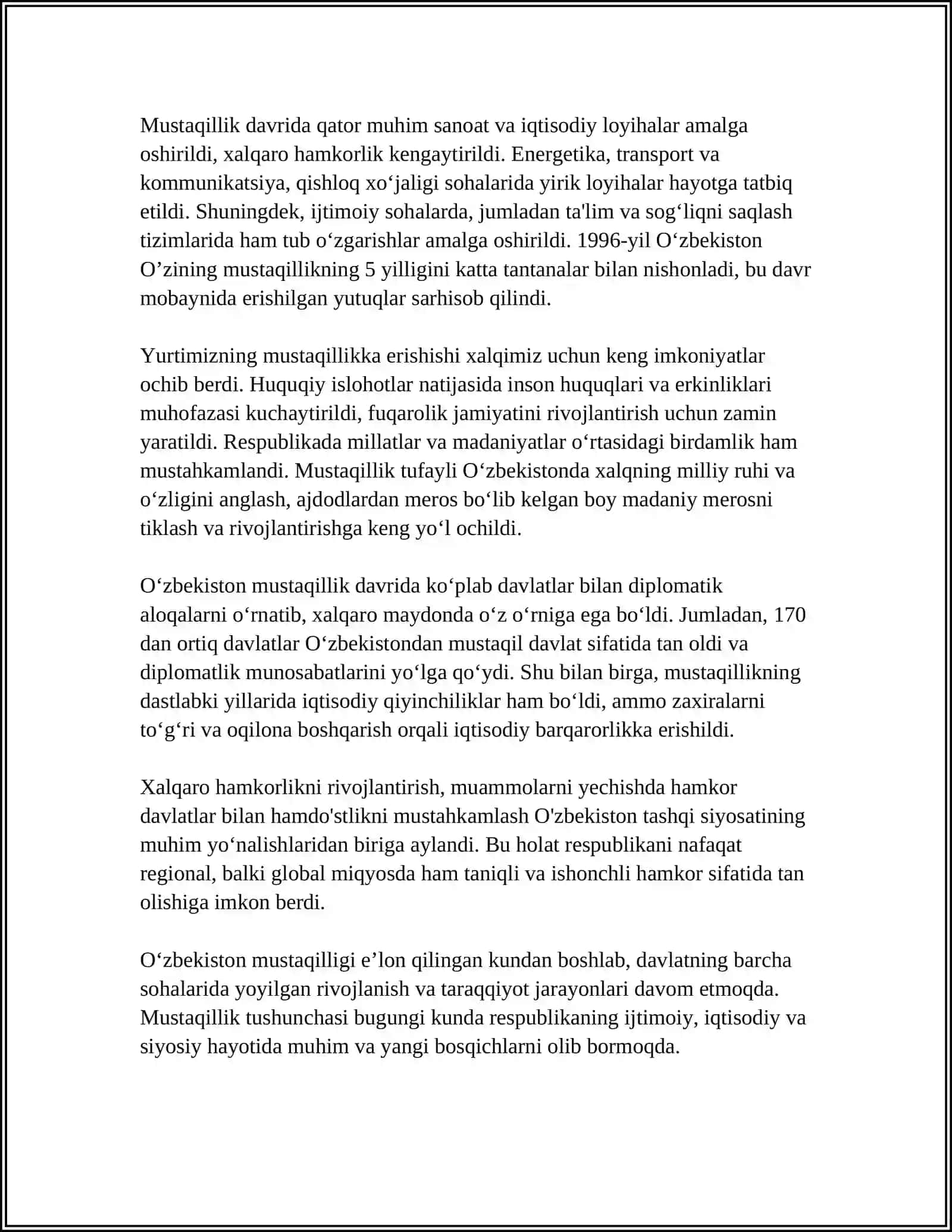 OZBEKISTONNING ENG YANGI TARIXI 4