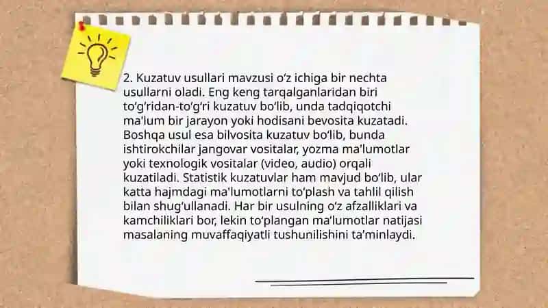 Hozirgi zamon psixologiyasining tadqiqot metodlari 4