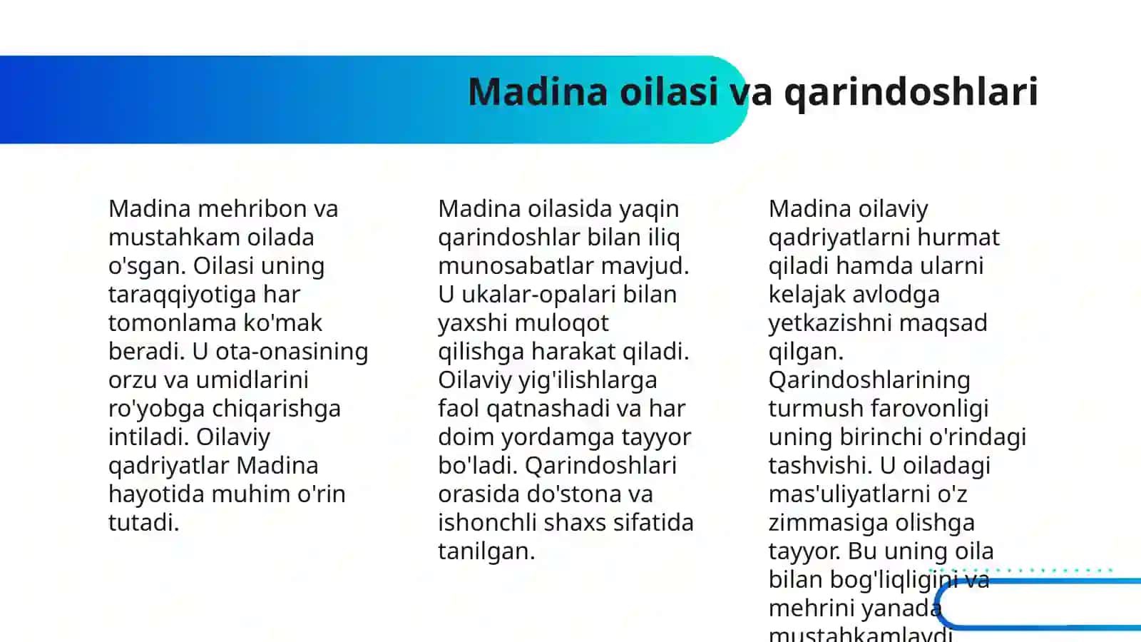Kelajak rejalari va shaxsiy maqsadlari 4