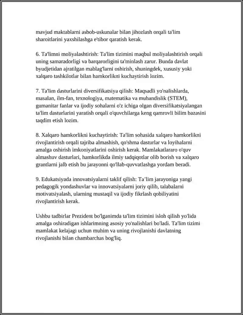 MEN PRIZIDENT BOLGANIMDA NIMA QILAR EDIM 4