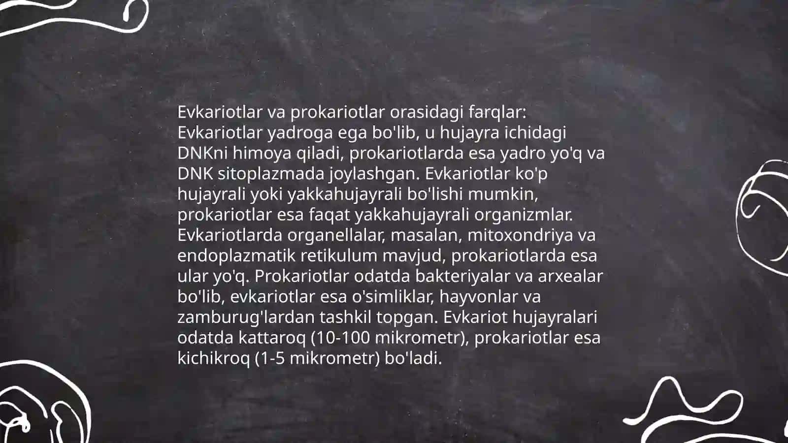 Evkariot va Prokariot hujayralar 4