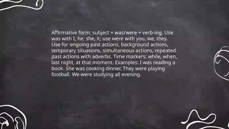 Past Continuous 4