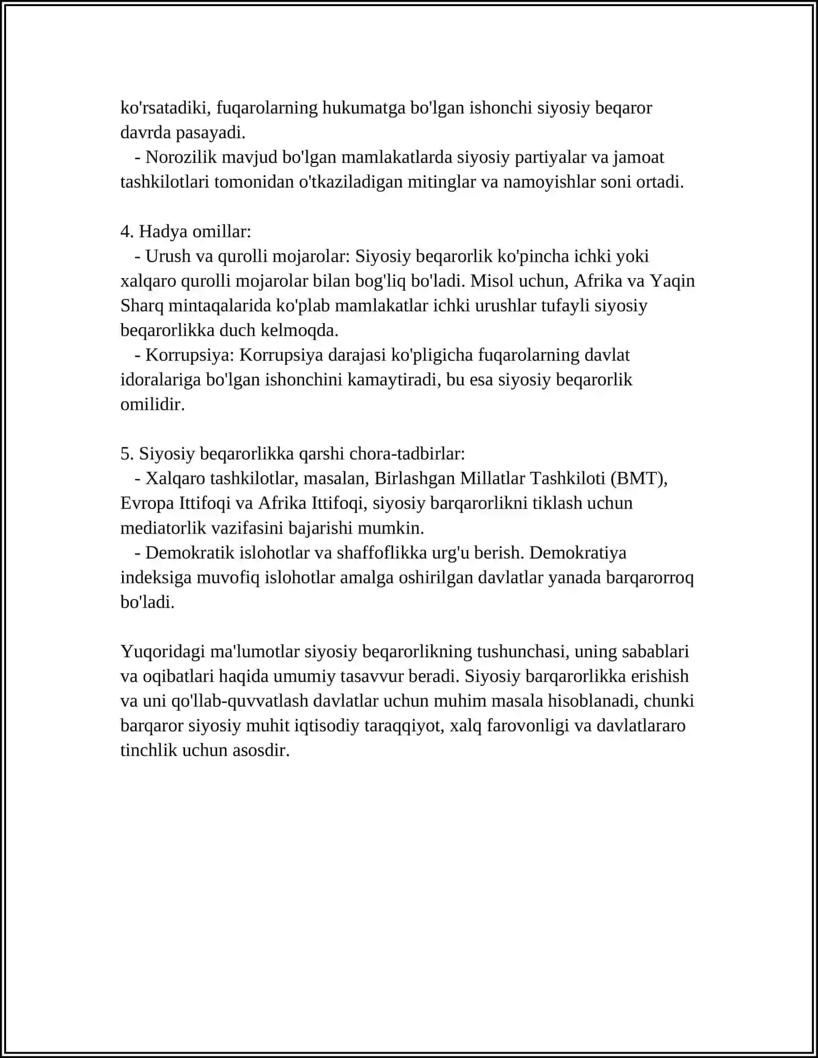 MAMLAKATLAR TANAZZULI 4