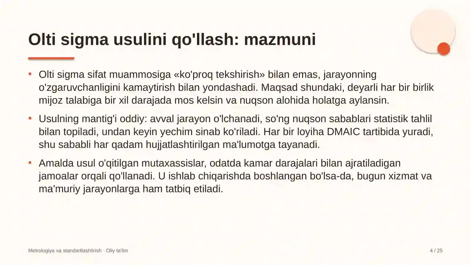 chiqindilarni qayta ishlash korxonalarida olti sigma usulini qo'llash 2760 4