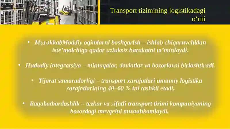 Transport tizimlari 4