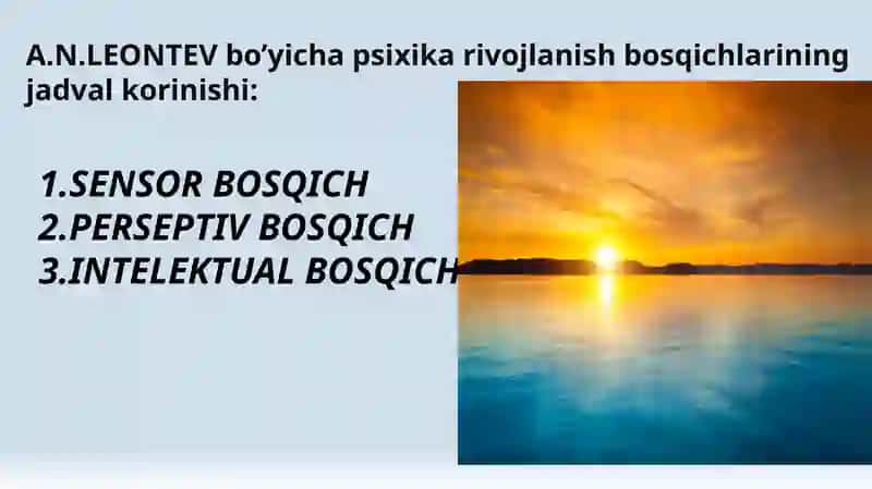 INSON ONGINING ONTOGENETIK TARAQQIYOTI 4